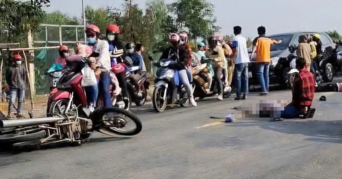 Anh em ruột tử vong sau va chạm xe trên quốc lộ ở Long An