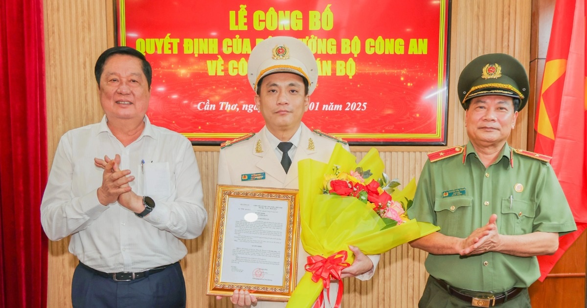 Biệt phái Phó giám đốc Công an Cần Thơ sang Ban Nội chính Thành ủy
