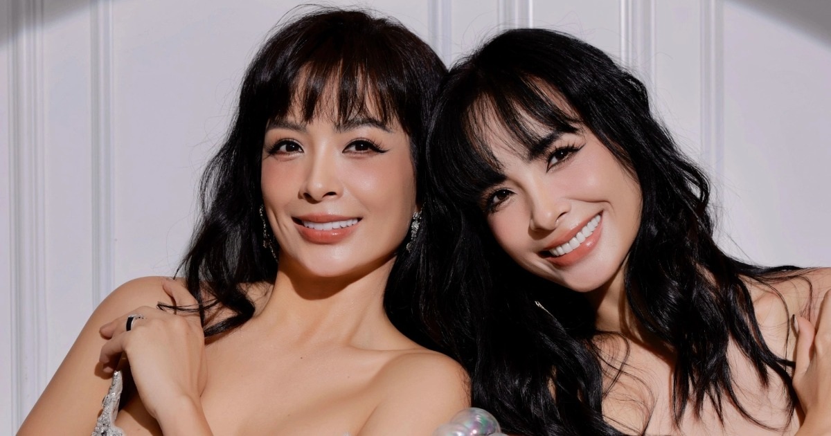 Chị em sinh đôi tuổi Tỵ Thúy Hằng - Thúy Hạnh mừng tuổi mới