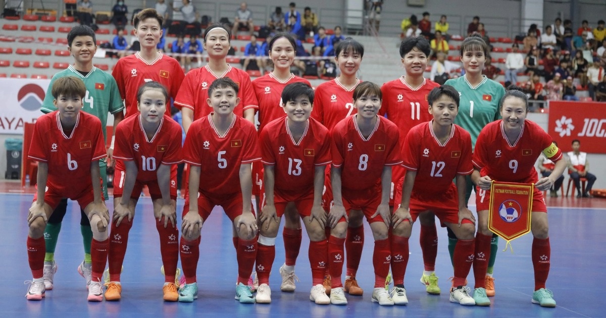 Đội tuyển futsal nữ Việt Nam sớm giành vé dự giải vô địch châu Á 2025