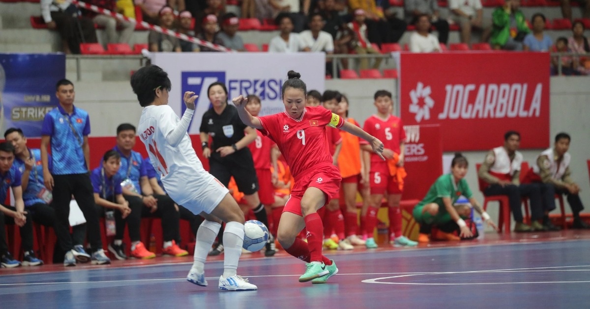 Đội tuyển futsal nữ Việt Nam thắng đậm Myanmar tại vòng loại giải châu Á