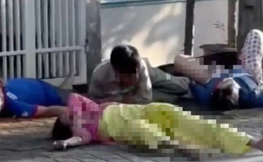 Dựng cây nêu đón Tết, nhiều người bị điện giật nằm la liệt