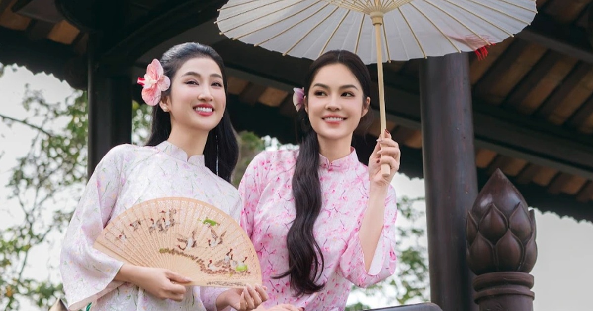 Dương Cẩm Lynh và Quỳnh Lam đọ dáng, khoe sắc ngày Tết