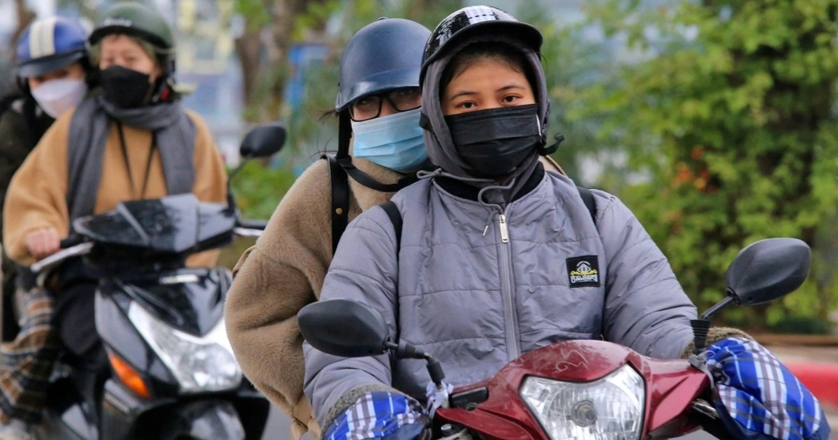 Không khí lạnh mạnh tràn về, nhiệt độ nhiều nơi xuống thấp