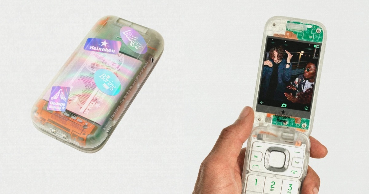 Màn hợp tác giữa Heineken và Bodega tạo nên thiết bị The Boring Phone