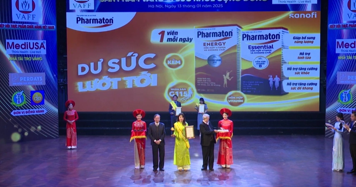 Mở đầu 2025, Pharmaton khẳng định vị thế với loạt giải thưởng