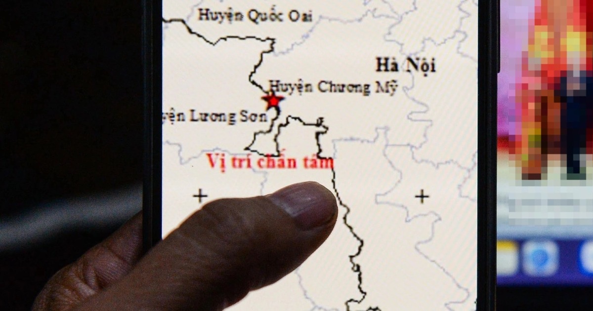 Hà Nội xảy ra động đất