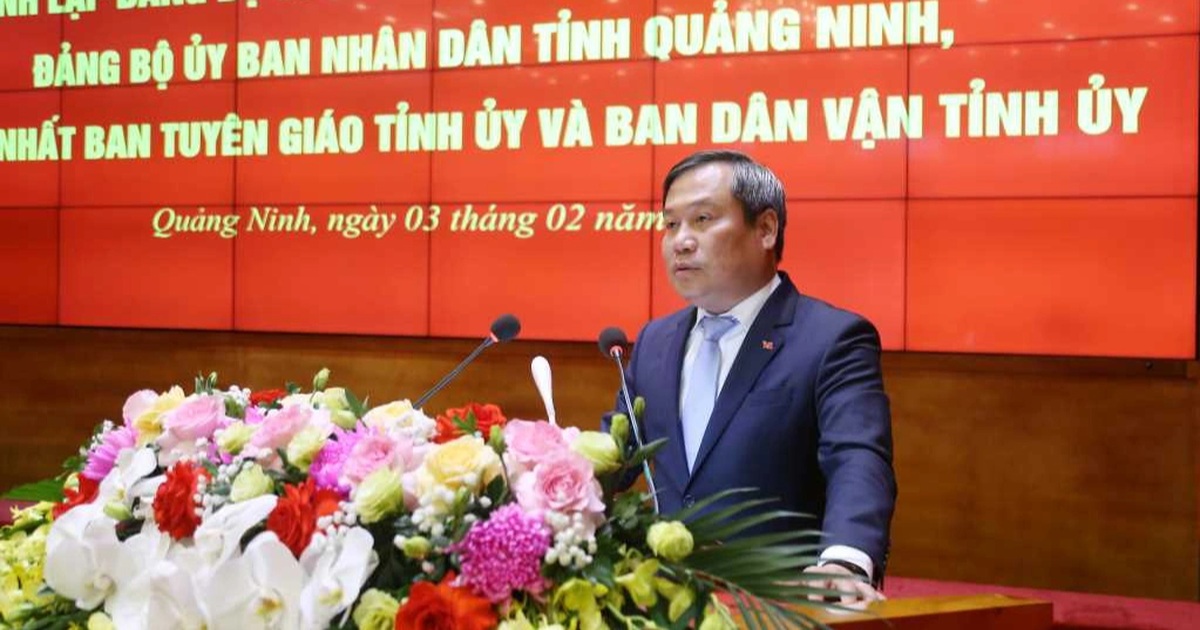 Quảng Ninh thành lập Ban Tuyên giáo và Dân vận Tỉnh ủy