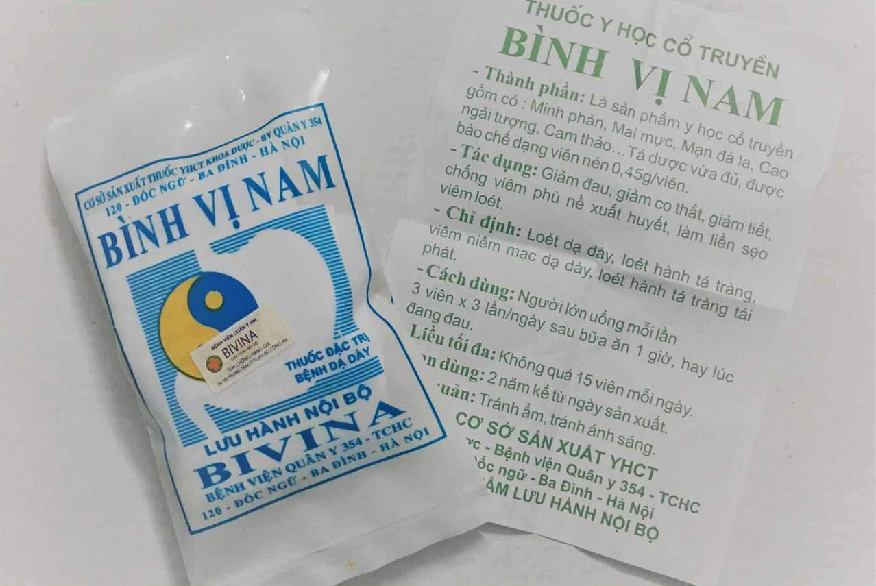 Thuốc Bình Vị Nam: Giải Pháp Hiệu Quả Cho Người Bị Viêm Loét Dạ Dày thành phần thuốc Bình Vị Nam