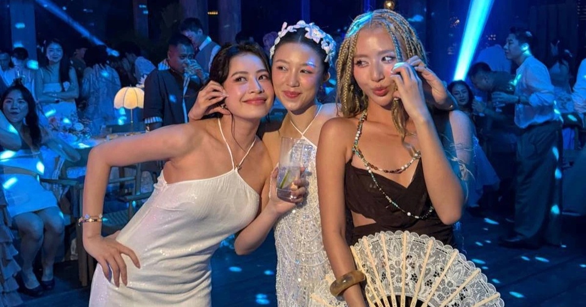 Chi Pu và Quỳnh Anh Shyn "gương vỡ lại lành", thân thiết tại đám cưới Salim