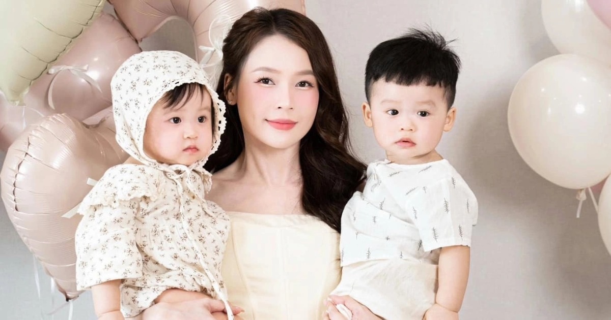 Sam Tổ Chức Sinh Nhật Ấm Cúng Cho Hai Con Sinh Đôi Diễn viên Sam mừng sinh nhật 2 con, hiếm hoi lộ diện bên chồng ngoại quốc