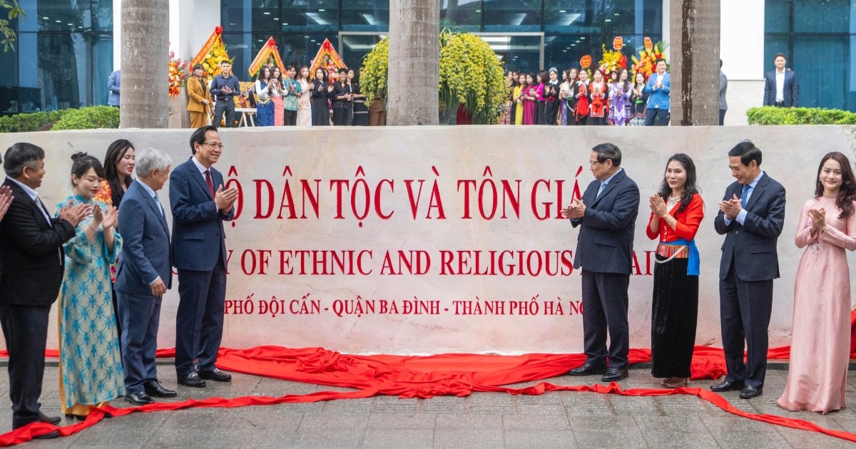 Bộ Dân tộc và Tôn giáo chính thức thành lập, mở ra triển vọng mới cho công tác dân tộc và tôn giáo Lễ công bố thành lập bộ mới - Bộ Dân tộc và Tôn giáo