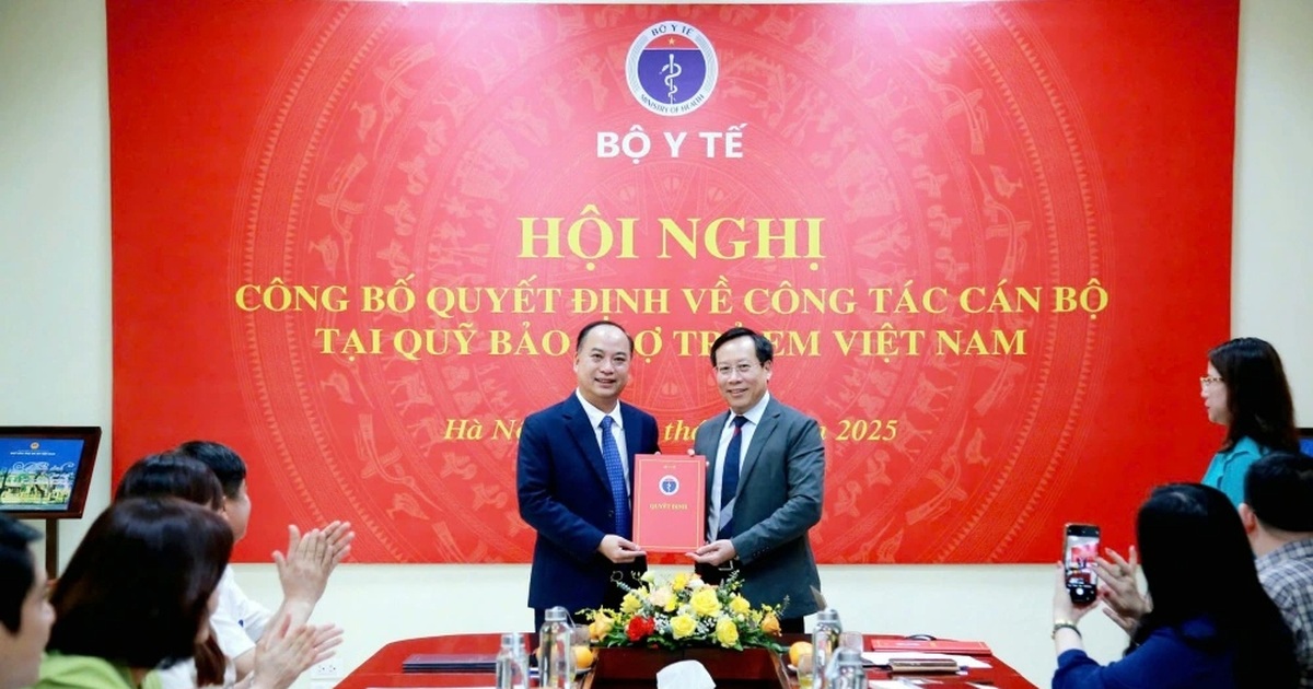 Bộ Y tế Bổ Nhiệm Lãnh Đạo Quỹ Bảo Trợ Trẻ Em Việt Nam Bộ Y tế bổ nhiệm lãnh đạo Quỹ Bảo trợ trẻ em Việt Nam