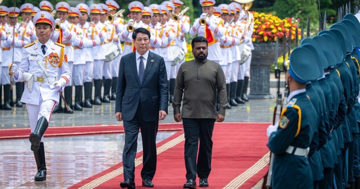 Chủ tịch nước Lương Cường chủ trì lễ đón Tổng thống Sri Lanka thăm Việt Nam Chủ tịch nước Lương Cường chủ trì lễ đón Tổng thống Sri Lanka thăm Việt Nam