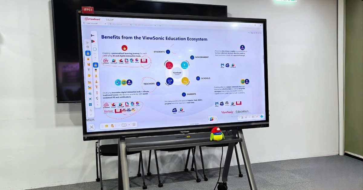 Màn Hình Tương Tác Tích Hợp AI: Cách Mạng Hóa Lớp Học Hiện Đại Computex 2025: Màn hình tương tác tích hợp AI dành cho lớp học