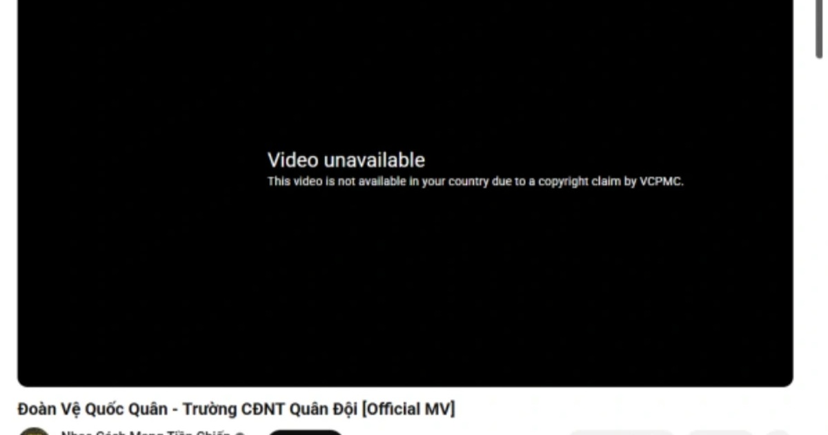 VCPMC Chặn Video Nhạc Cách Mạng: Lạm Dụng Quyền hay Tận Thu Tác Quyền? Diễn biến mới tranh cãi thu tiền tác quyền ca khúc cách mạng trên YouTube