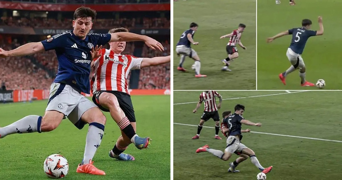 Harry Maguire gây sốt khi rê bóng, kiến tạo ảo diệu như Lamine Yamal Harry Maguire gây sốt khi rê bóng, kiến tạo ảo diệu như Lamine Yamal
