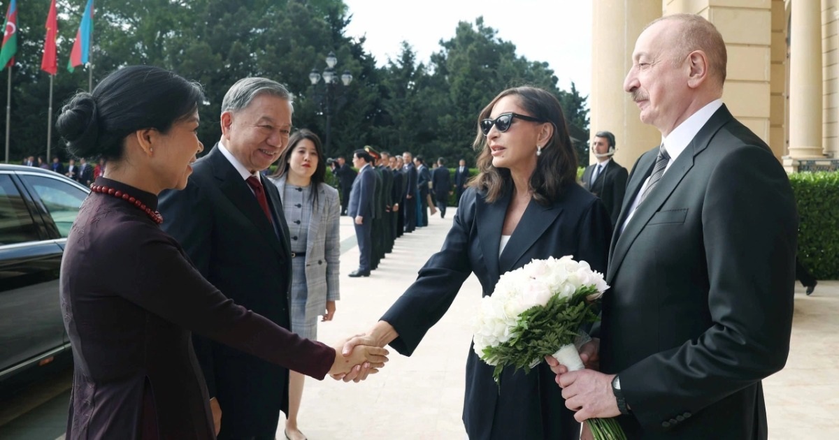 Lễ đón Tổng Bí thư Tô Lâm thăm cấp Nhà nước tới Azerbaijan Lễ đón Tổng Bí thư Tô Lâm thăm cấp Nhà nước tới Azerbaijan