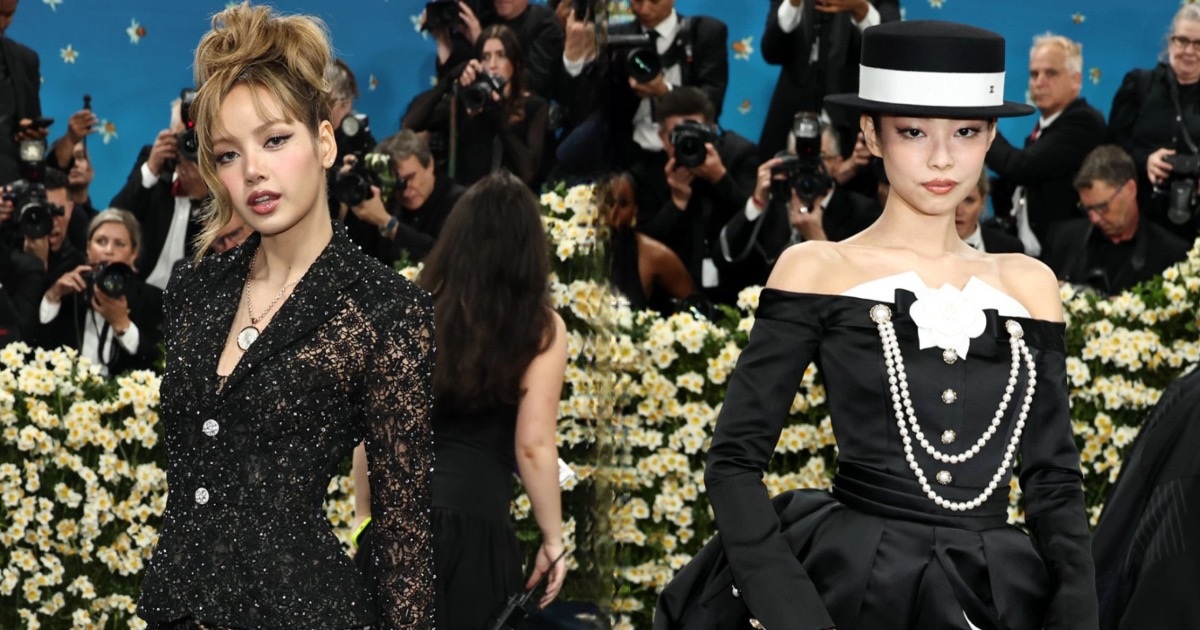 Met Gala 2025: Lisa và Jennie Tỏa Sáng Với Phong Cách Đối Lập Lisa diện mốt nội y gợi cảm, đối lập với Jennie kín đáo tại Met Gala