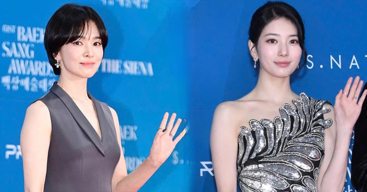 Song Hye Kyo khoe nhan sắc không tuổi, đọ dáng cùng Suzy trên thảm đỏ Song Hye Kyo khoe nhan sắc không tuổi, đọ dáng cùng Suzy trên thảm đỏ