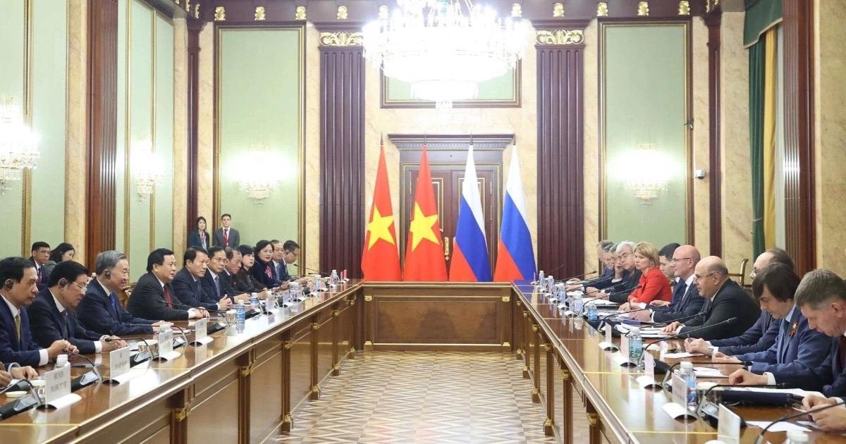 Tổng Bí thư Tô Lâm Hội Kiến Thủ Tướng Nga Mikhail Mishustin Tại Moskva Việt Nam đặc biệt coi trọng quan hệ hữu nghị truyền thống với Liên bang Nga