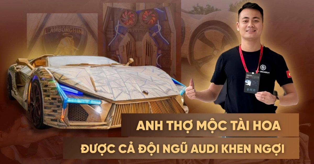 50 tỷ lượt xem anh thợ mộc Việt sáng chế dàn siêu xe gỗ độc nhất thế giới 50 tỷ lượt xem anh thợ mộc Việt sáng chế dàn siêu xe gỗ độc nhất thế giới