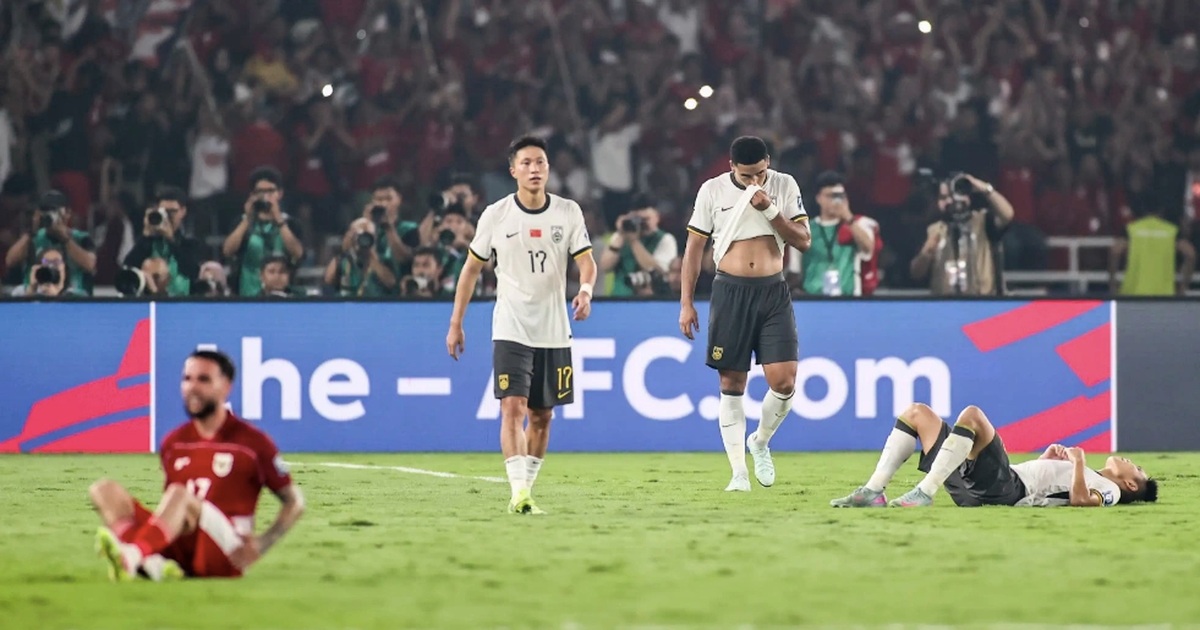 Báo Trung Quốc: “Giấc mơ tham dự World Cup 2026 đã tan vỡ” Báo Trung Quốc: “Giấc mơ tham dự World Cup 2026 đã tan vỡ”