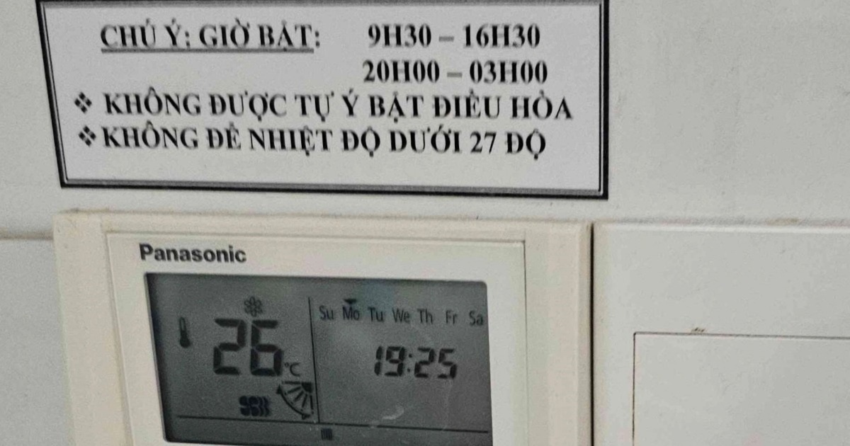 Bệnh viện lý giải quy định “không để điều hòa dưới 27 độ C” dù trời nóng Bệnh viện lý giải quy định “không để điều hòa dưới 27 độ C” dù trời nóng
