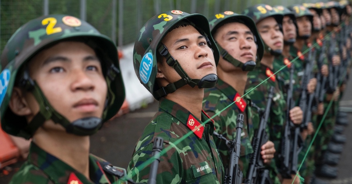 Bộ đội Hóa học hăng say luyện tập, trở lại tham gia diễu binh sau 10 năm Bộ đội Hóa học hăng say luyện tập, trở lại tham gia diễu binh sau 10 năm