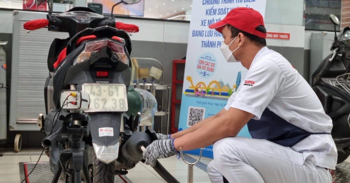Cần 5.000 cơ sở đủ điều kiện kiểm định khí thải xe máy Cần 5.000 cơ sở đủ điều kiện kiểm định khí thải xe máy