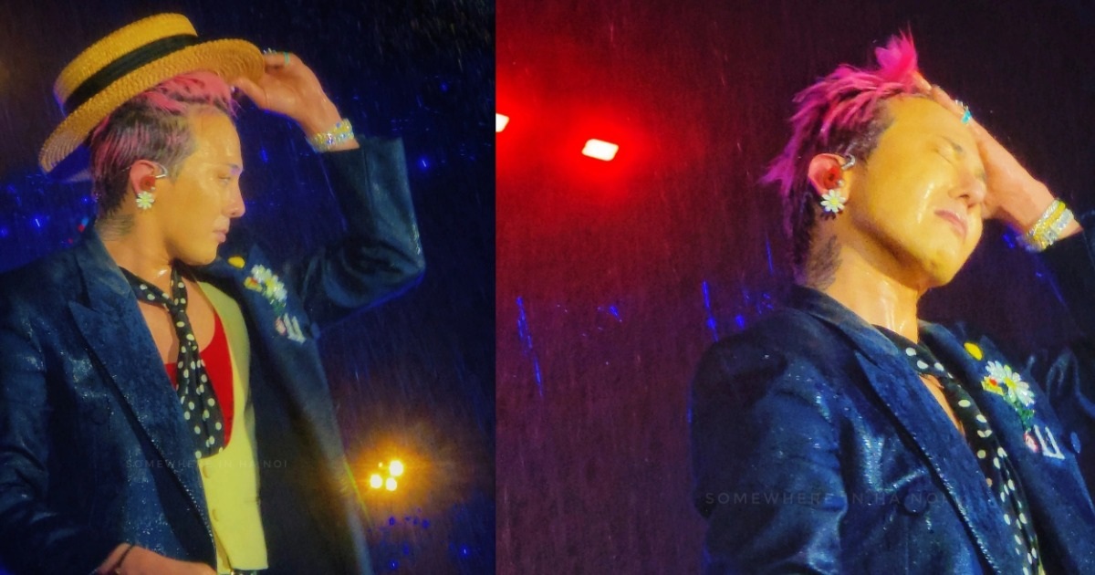 G-Dragon đội mưa hát 5 bài, BTC không chào từ biệt khiến fan Việt hụt hẫng G-Dragon đội mưa hát 5 bài, BTC không chào từ biệt khiến fan Việt hụt hẫng