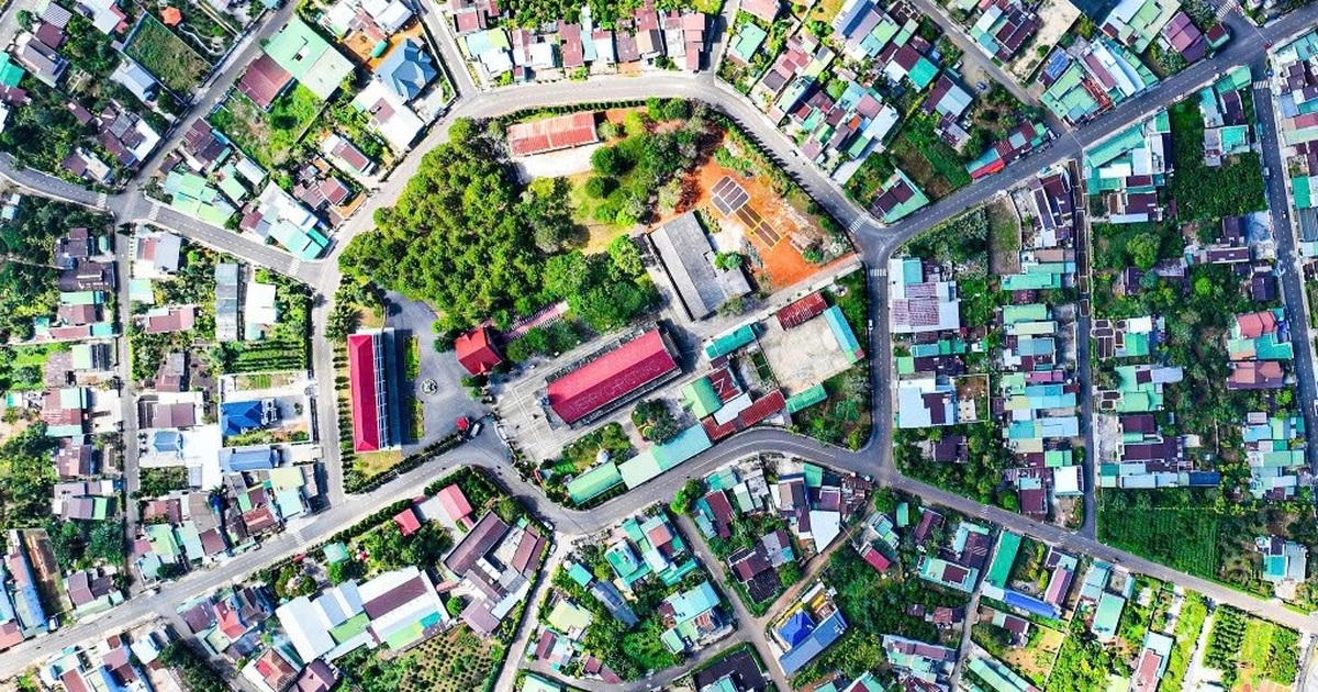 Ngôi làng có quy hoạch hình đồ âm dương bát quái độc lạ ở Lâm Đồng Ngôi làng có quy hoạch hình đồ âm dương bát quái độc lạ ở Lâm Đồng
