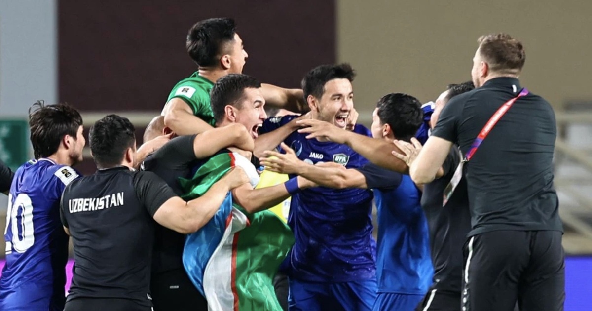 Thế hệ Thường Châu 2018 giúp Uzbekistan giành vé dự World Cup 2026 Thế hệ Thường Châu 2018 giúp Uzbekistan giành vé dự World Cup 2026
