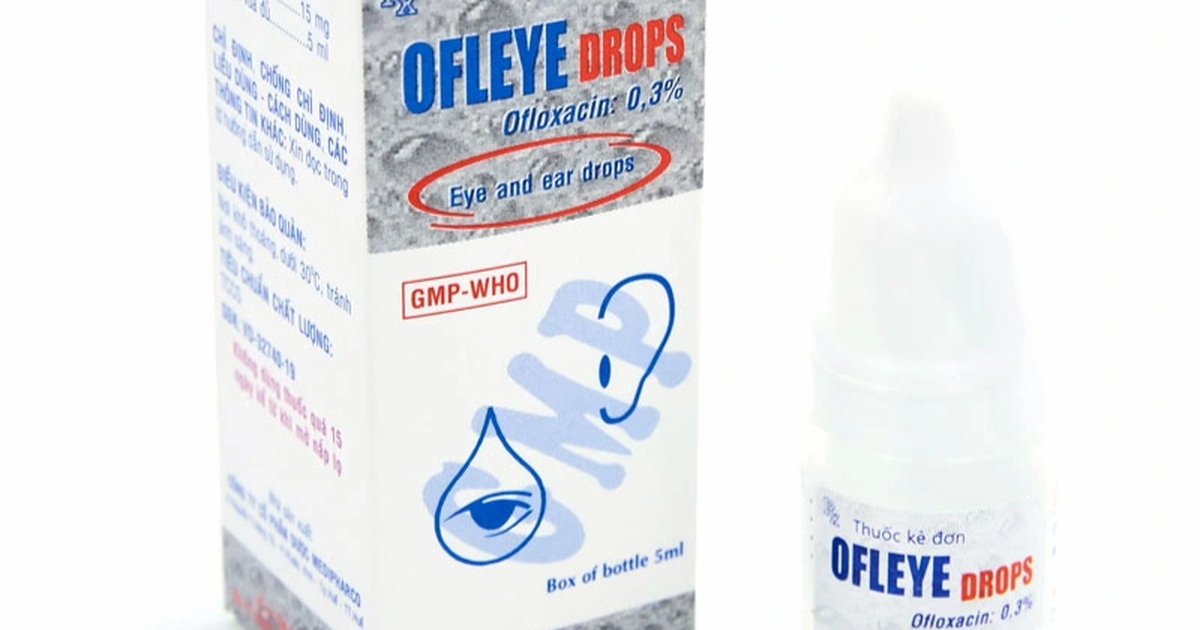 Thu hồi lô thuốc nhỏ mắt, tai Ofleye Drops Thu hồi lô thuốc nhỏ mắt, tai Ofleye Drops