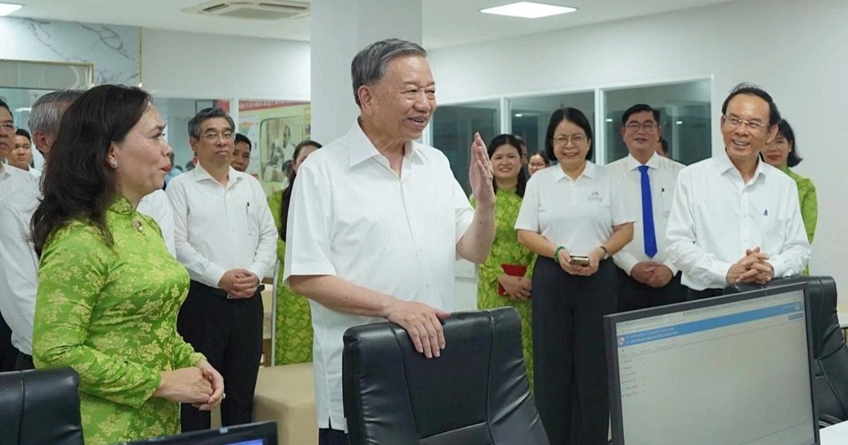 Tổng Bí thư Tô Lâm khảo sát tại TPHCM trước ngày sáp nhập tỉnh, thành Tổng Bí thư Tô Lâm khảo sát tại TPHCM trước ngày sáp nhập tỉnh, thành