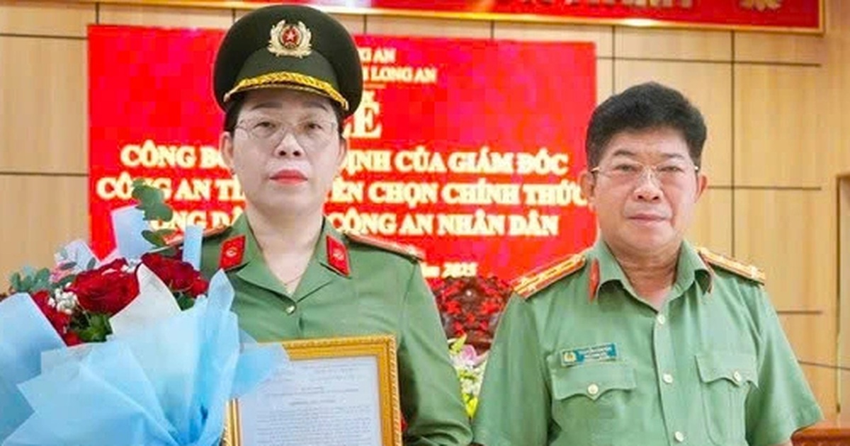 Tuyển dụng em gái của CSGT hy sinh ở Long An vào ngành công an Tuyển dụng em gái của CSGT hy sinh ở Long An vào ngành công an