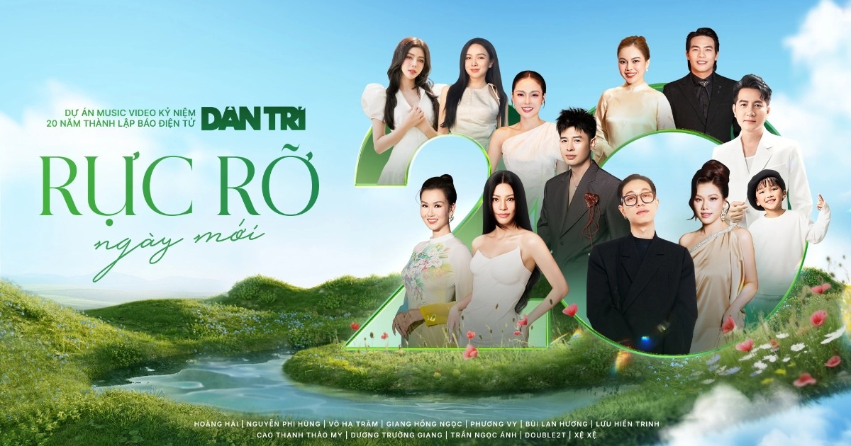 12 nghệ sĩ hát trong MV “Rực rỡ ngày mới”, truyền tải thông điệp nhân văn 12 nghệ sĩ hát trong MV "Rực rỡ ngày mới", truyền tải thông điệp nhân văn
