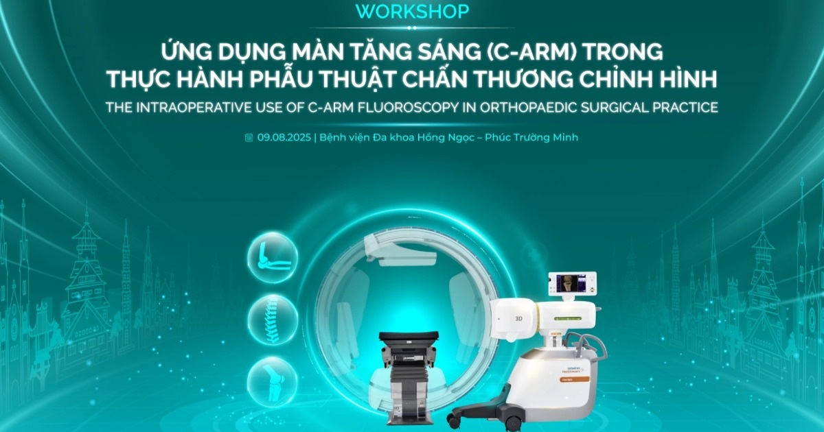 Bệnh viện Hồng Ngọc hợp tác quốc tế ứng dụng C-arm trong phẫu thuật chấn thương chỉnh hình Bệnh viện Hồng Ngọc hợp tác quốc tế ứng dụng C-arm trong phẫu thuật chấn thương chỉnh hình
