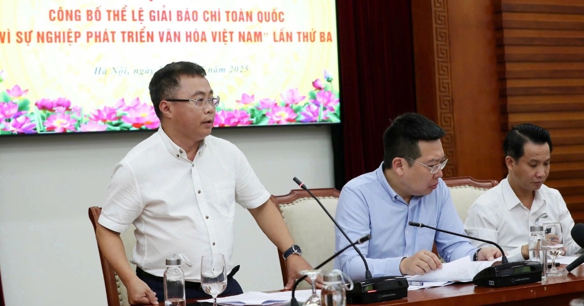 Giải báo chí phát triển văn hoá Việt Nam không chấp nhận tác phẩm AI Giải báo chí phát triển văn hoá Việt Nam không chấp nhận tác phẩm AI