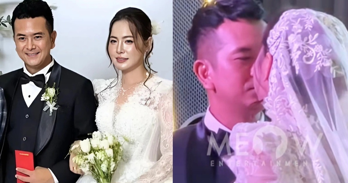 Hùng Thuận “Đất phương Nam” khóa môi vợ trong lễ cưới Hùng Thuận "Đất phương Nam" khóa môi vợ trong lễ cưới