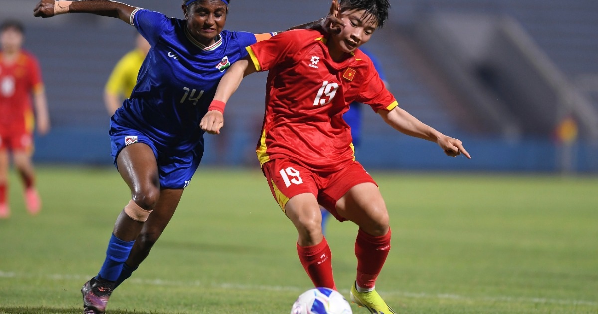 Thi đấu áp đảo, tuyển nữ Việt Nam thắng tưng bừng Maldives Thi đấu áp đảo, tuyển nữ Việt Nam thắng tưng bừng Maldives