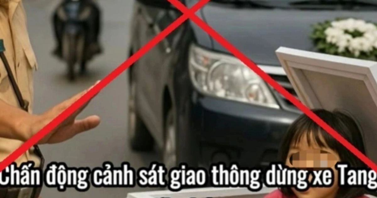 Video “CSGT dừng xe tang, bé gái chui ra từ quan tài” hoàn toàn sai sự thật Video "CSGT dừng xe tang, bé gái chui ra từ quan tài" hoàn toàn sai sự thật