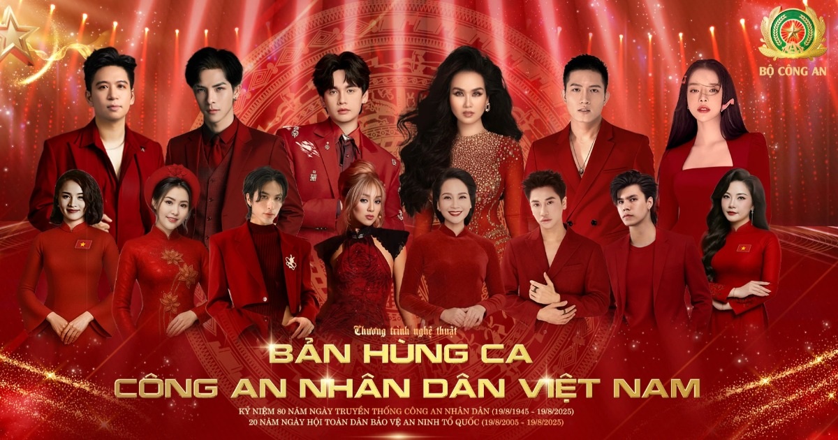 Võ Hạ Trâm, Anh Tú biểu diễn tại “Bản hùng ca Công an nhân dân Việt Nam” Võ Hạ Trâm, Anh Tú biểu diễn tại "Bản hùng ca Công an nhân dân Việt Nam"