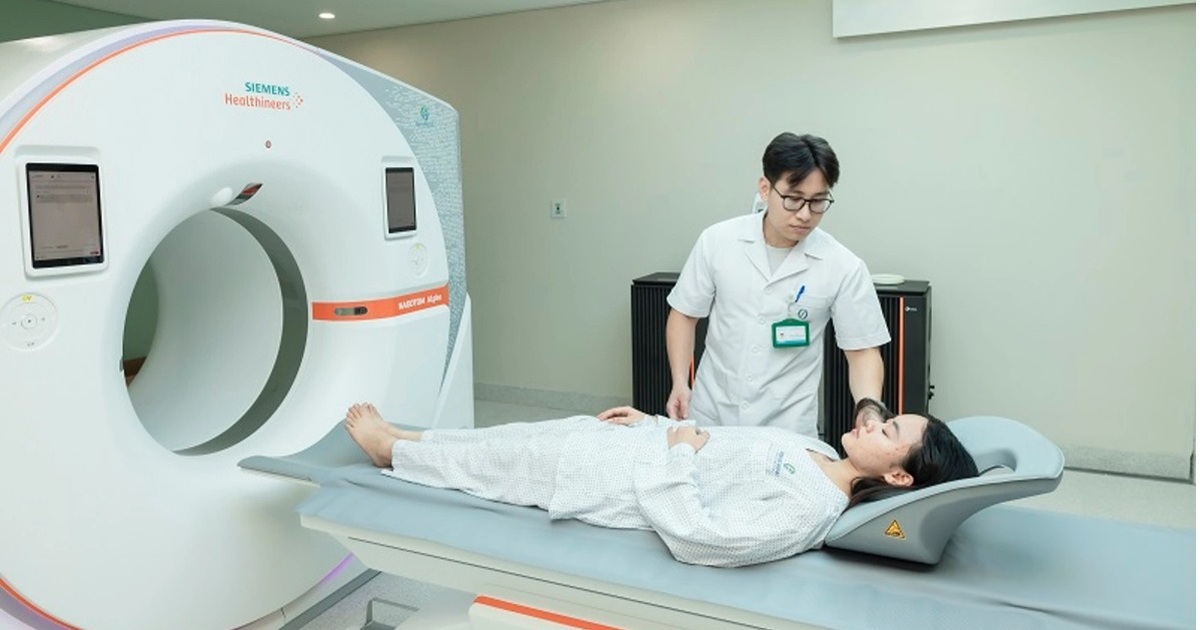 Bệnh viện đầu tiên tại miền Bắc có máy CT lượng tử hiện đại Bệnh viện đầu tiên tại miền Bắc có máy CT lượng tử hiện đại
