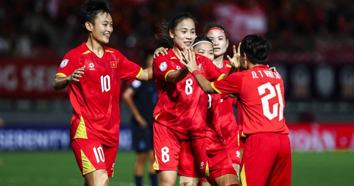 Đội tuyển nữ Việt Nam thắng 6-0 trước tuyển Campuchia Đội tuyển nữ Việt Nam thắng 6-0 trước tuyển Campuchia