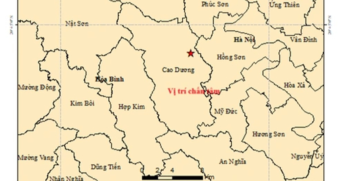 Động đất ở Phú Thọ Động đất ở Phú Thọ