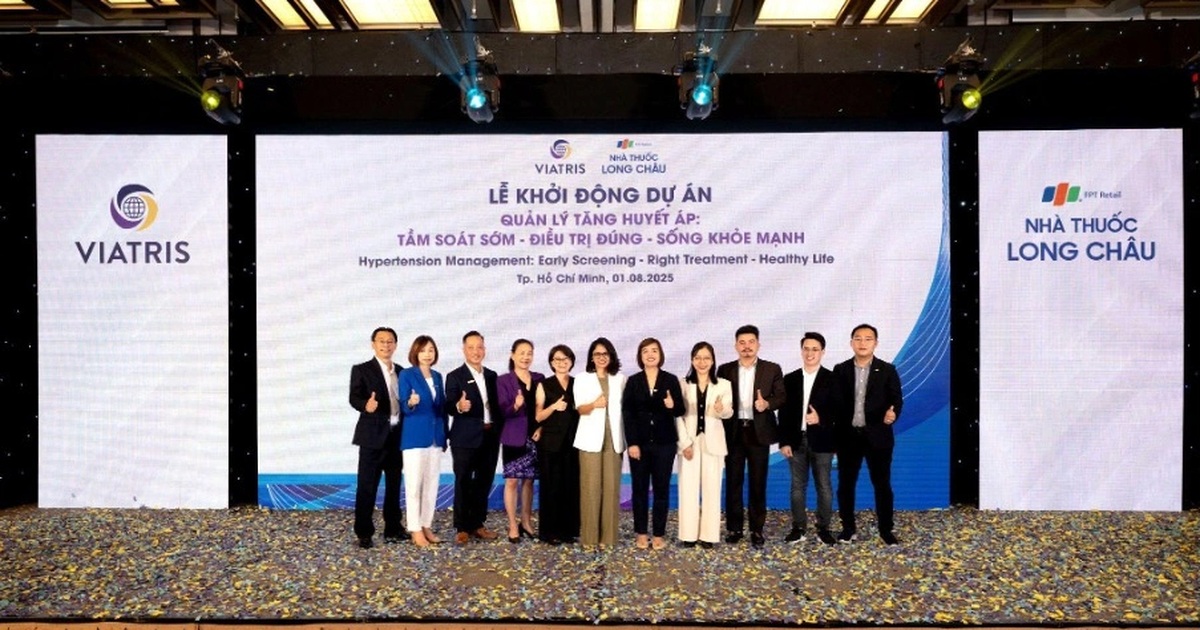 Long Châu hợp tác Viatris khởi động dự án tầm soát tăng huyết áp cho cộng đồng Long Châu hợp tác Viatris khởi động dự án tầm soát tăng huyết áp cho cộng đồng