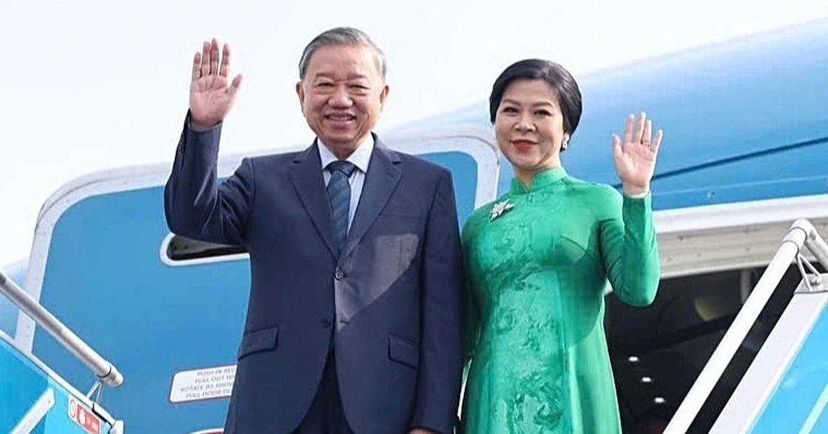 Tổng Bí thư Tô Lâm và Phu nhân lên đường thăm Hàn Quốc Tổng Bí thư Tô Lâm và Phu nhân lên đường thăm Hàn Quốc