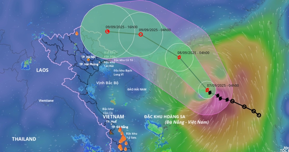 Bão Tapah có thể mạnh lên cấp 10, Bắc Bộ sắp mưa lớn diện rộng Bão Tapah có thể mạnh lên cấp 10, Bắc Bộ sắp mưa lớn diện rộng