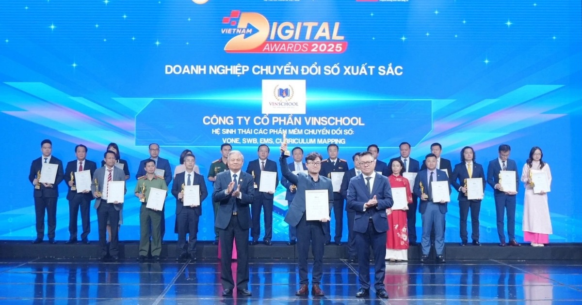 4 giải pháp công nghệ giúp Vinschool đạt giải Doanh nghiệp chuyển đổi số xuất sắc 2025 4 giải pháp công nghệ giúp Vinschool đạt giải Doanh nghiệp chuyển đổi số xuất sắc 2025